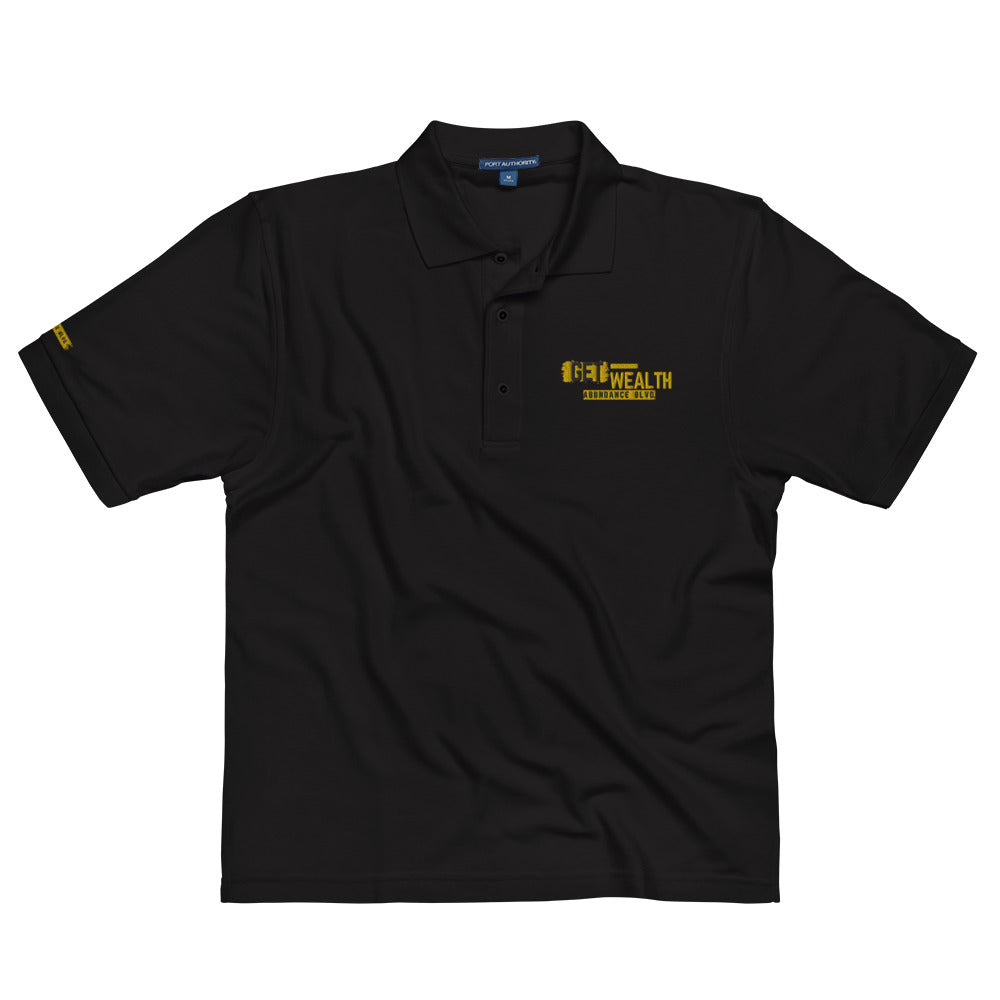 Get Wealth Men's Premium Polo