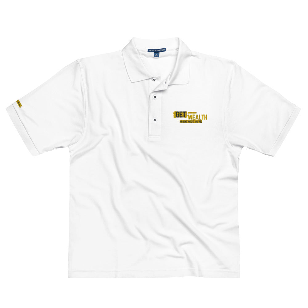 Get Wealth Men's Premium Polo