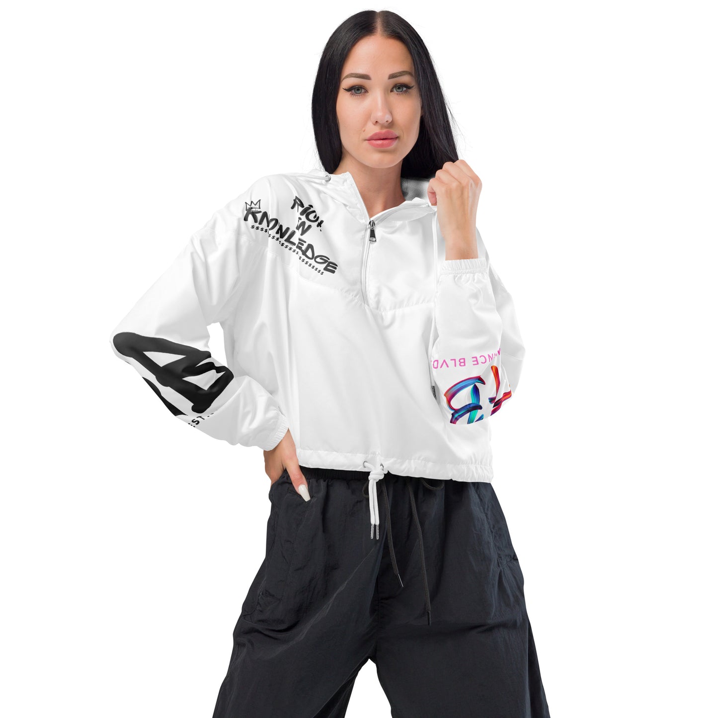 Abundance Mix Women’s cropped windbreaker