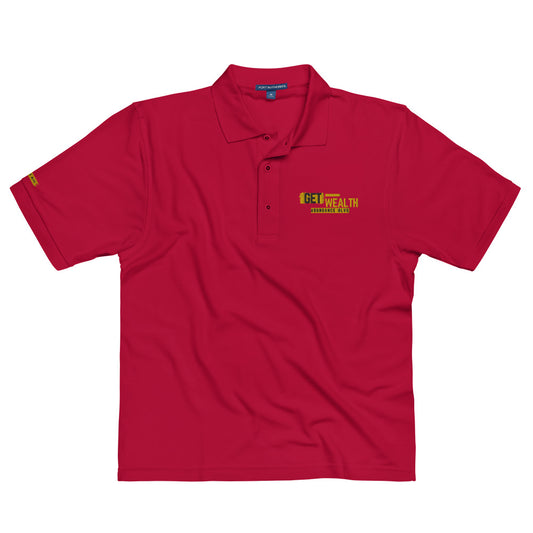 Get Wealth Men's Premium Polo